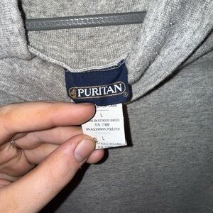 Puritan Heather Gray Crewneck Sweater